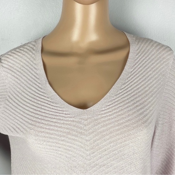 NEW EILEEN FISHER WOOL V-NECK TUNIC SWEATER - Picture 3 of 9